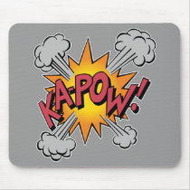 Ka Pow! Cartoon Mouse Pad