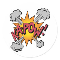 Ka Pow! Cartoon stickers