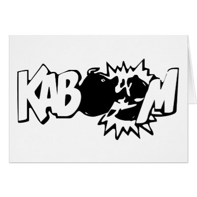 Kaboom! 3 Card by alternateworlds