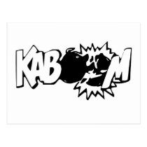 Kaboom! 3 Postcard postcards