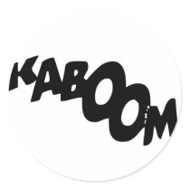 Kaboom II Stickers by alternateworlds Kaboom II Stickers