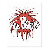 Kaboom! postcards