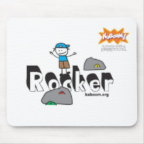 KaBOOM! Rocker mousepads by kaboomstore KaBOOM! Rocker mousepads