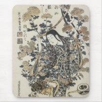 Kabuki Actor Bando Kikumatsu, Toyonobu, 1751 mousepads