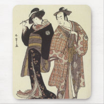 Kabuki Actor Matsumoto Koshiro IV, Shunsho, 1780 mousepads