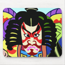 Kabuki Warrior mousepads