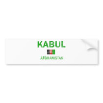Kabul Afghanistan designs Bumper Sticker