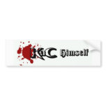 KaC Himself Logo Bump Bumper Stickers