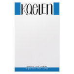 Kaelen black Stationery