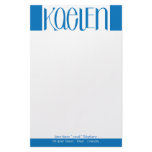 Kaelen blue Stationery
