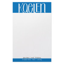 Kaelen white Stationery