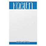 Kaelen white Stationery