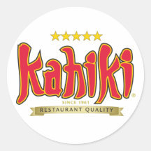 Kahiki Products Round Sticker