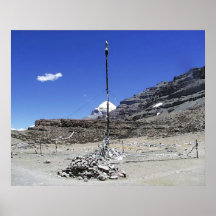 Kailash Freedom Pole Sky Burial Rock Posters