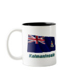 Kaimaninseln Fliegende Flagge mit Namen mugs