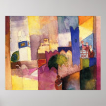 Kairouan by August Macke Poster