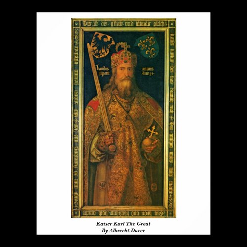 Kaiser Karl The Great By Albrecht Durer Print