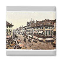 Kaiser Strasse, Karlsruhe, Baden, Germany classic Refrigerator Magnet