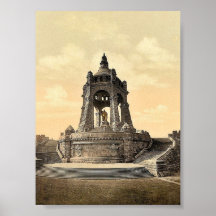 Kaiser William Monument, Westphalia, Germany class Poster