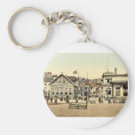 Kaiserstrasse, Helgoland, Germany magnificent Phot Key Chain