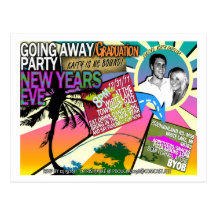 kaity's New Years party INVITES Post Card