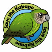 Kakapo Chick Count Ladies Casual Scoop