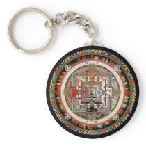 Kalachakra Mandala Key Chain