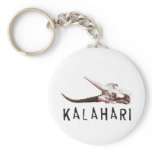 Kalahari desert in Africa: Dead antelope skull keychains