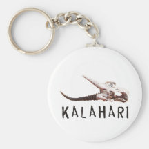 Kalahari desert in Africa: Dead antelope skull Key Chain