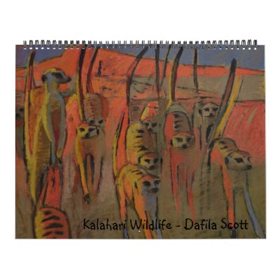 Kalahari Wildlife - Calendar by Dafila_Scott