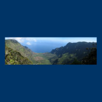 Kalalau Valley, Kauai, Hawaii posters