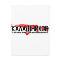 Kalashnikov Ak-47 Post Card
