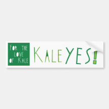 Kale Yes Bumper Sticker