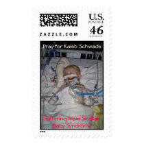 kaleb, Pray for Kaleb Schwade, Suffering from S... postage by amie149 kaleb, Pray for Kaleb Schwade, Suffering from S... postage