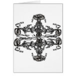 Kaleidescopic Bicycles with Levi G. signature Greeting Card