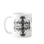 Kaleidescopic Bicycles with Levi G. signature Coffee Mug