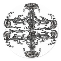 Kaleidescopic Bicycles with Levi G. signature Sticker