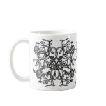 Kaleidescopic Tandem Bicycle (Vintage Schwinn) Mugs