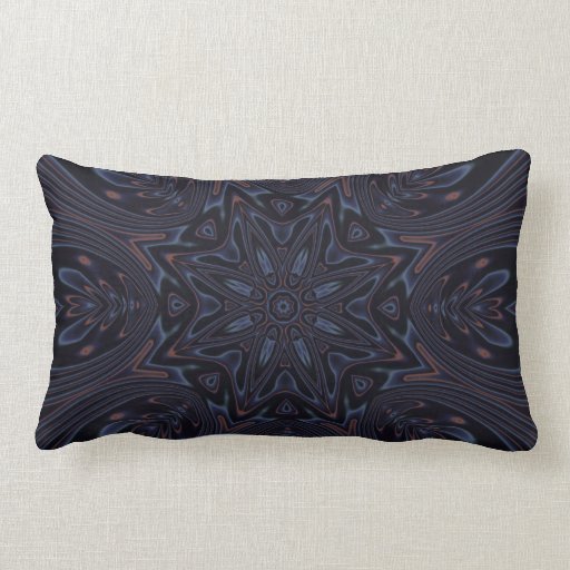 Kaleidoscope 2 (black) abstract Pillows