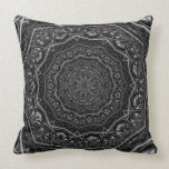 Kaleidoscope 5 (black & white) Pillows