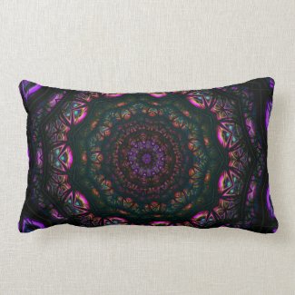 Kaleidoscope 5 (purple) Pillows mojo_throwpillow
