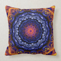 Kaleidoscope 6 (fractal awe) Pillows pillows