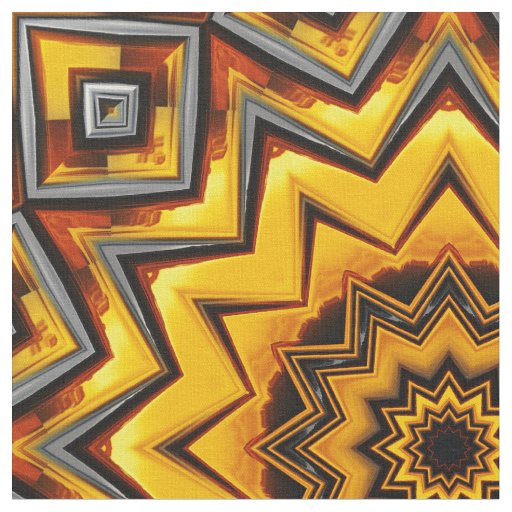 Kaleidoscope Art 15 Custom Fabric Zazzle