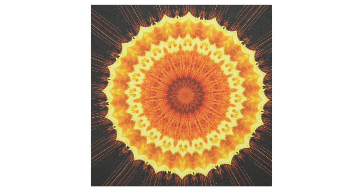 Kaleidoscope Art 27 Custom Fabric Zazzle