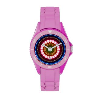 Kaleidoscope "Burst of Color" Wrist Watch