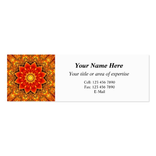 Kaleidoscope Business Card (front side)
