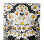 Kaleidoscope Daisies Pattern Ceramic Tiles