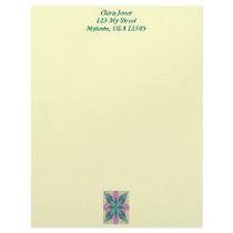 Kaleidoscope in Lace, Letterhead