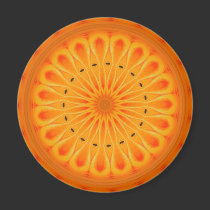 Kaleidoscope orange magnets