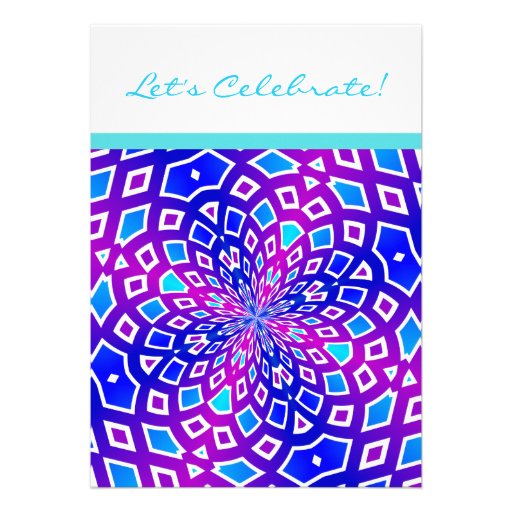 Kaleidoscope Party Invitations